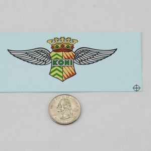 Koni 'Vintage Crest' Decal (wet-set type)