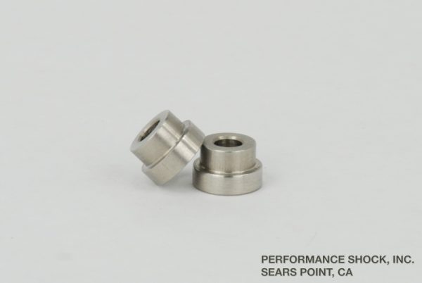 1/4" to 1/2" (.187" flange/shoulder) rod end reducer bushings