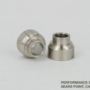 3/8" to 1/2" (.413" flange/shoulder) rod end reducer bushings