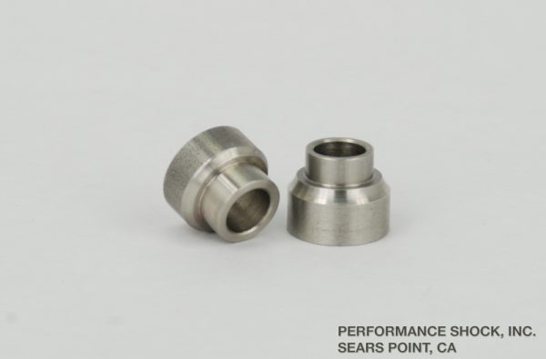 14mm to .375" (8.5mm flange/shoulder) rod end reducer bushings